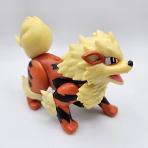 Pokemon Arcanine Battle Feature 4” Figure Wicked Cool Toys Figure Only 2021